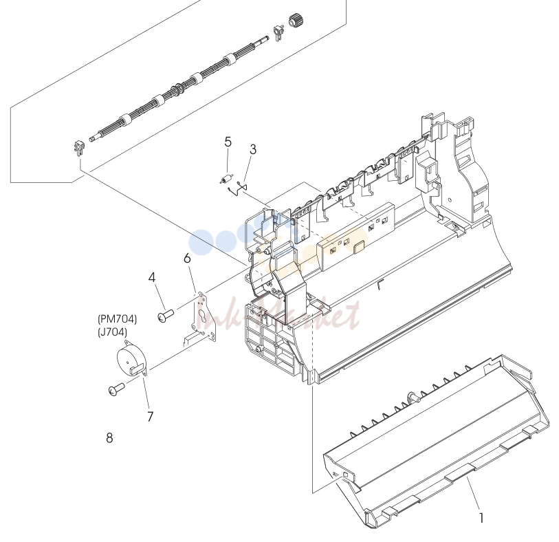 7. Figure 7-6. Rear frame assembly