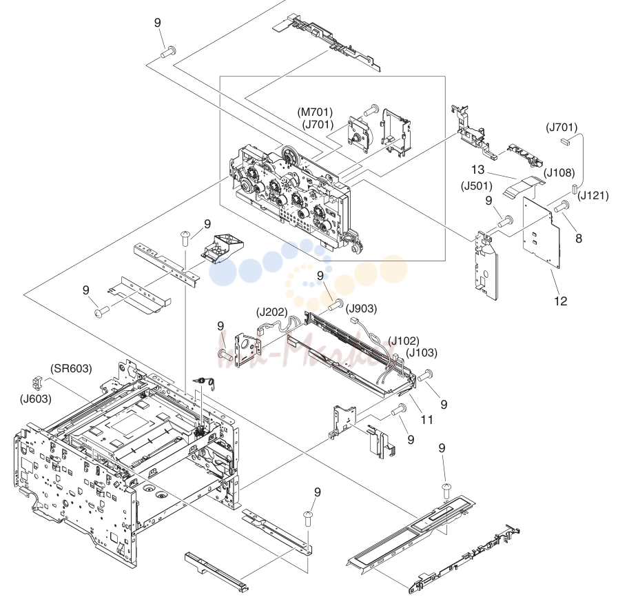 6. Figure 8-6 Internal components (2 of 4)