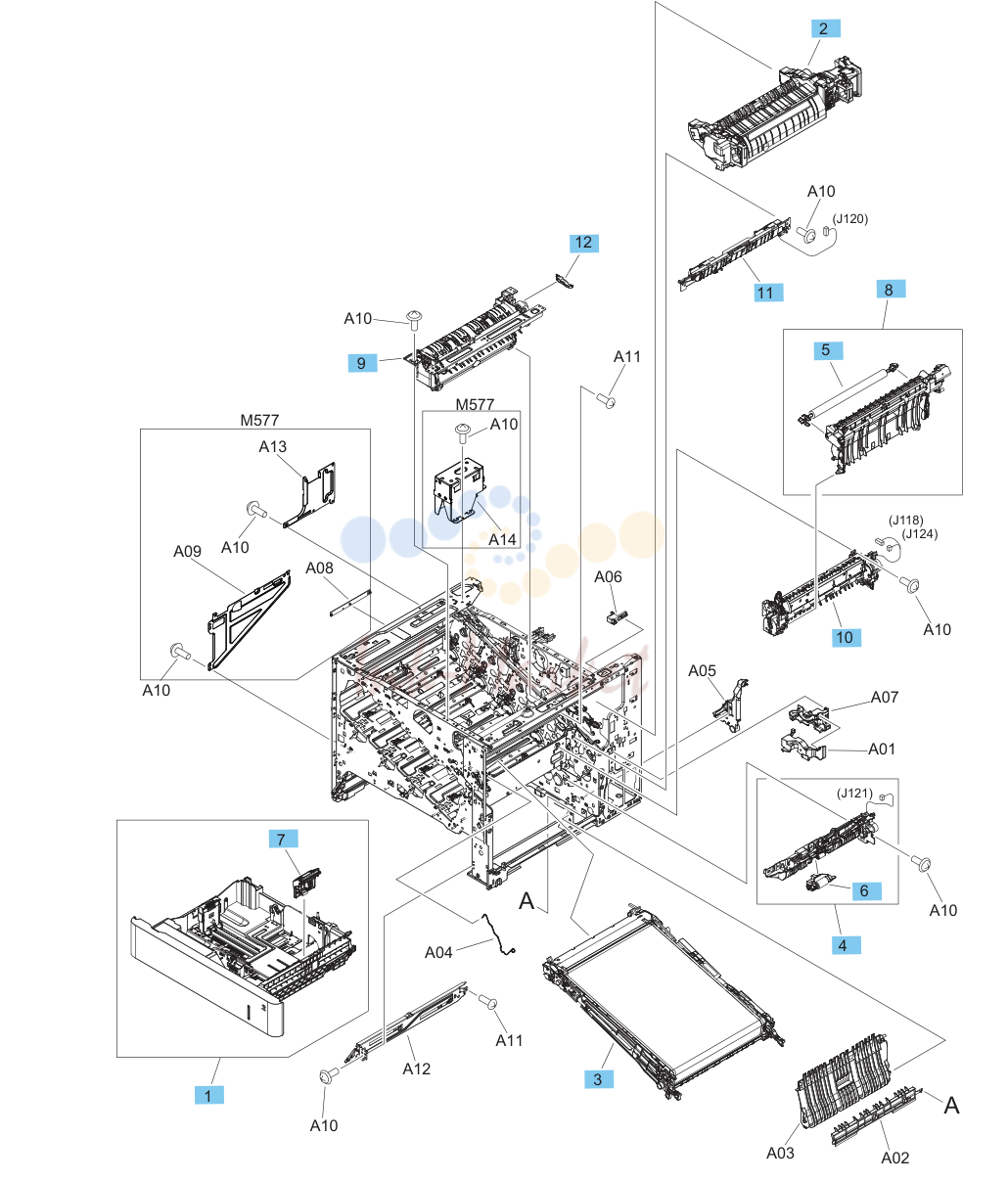 6. Internal components (3 of 5)