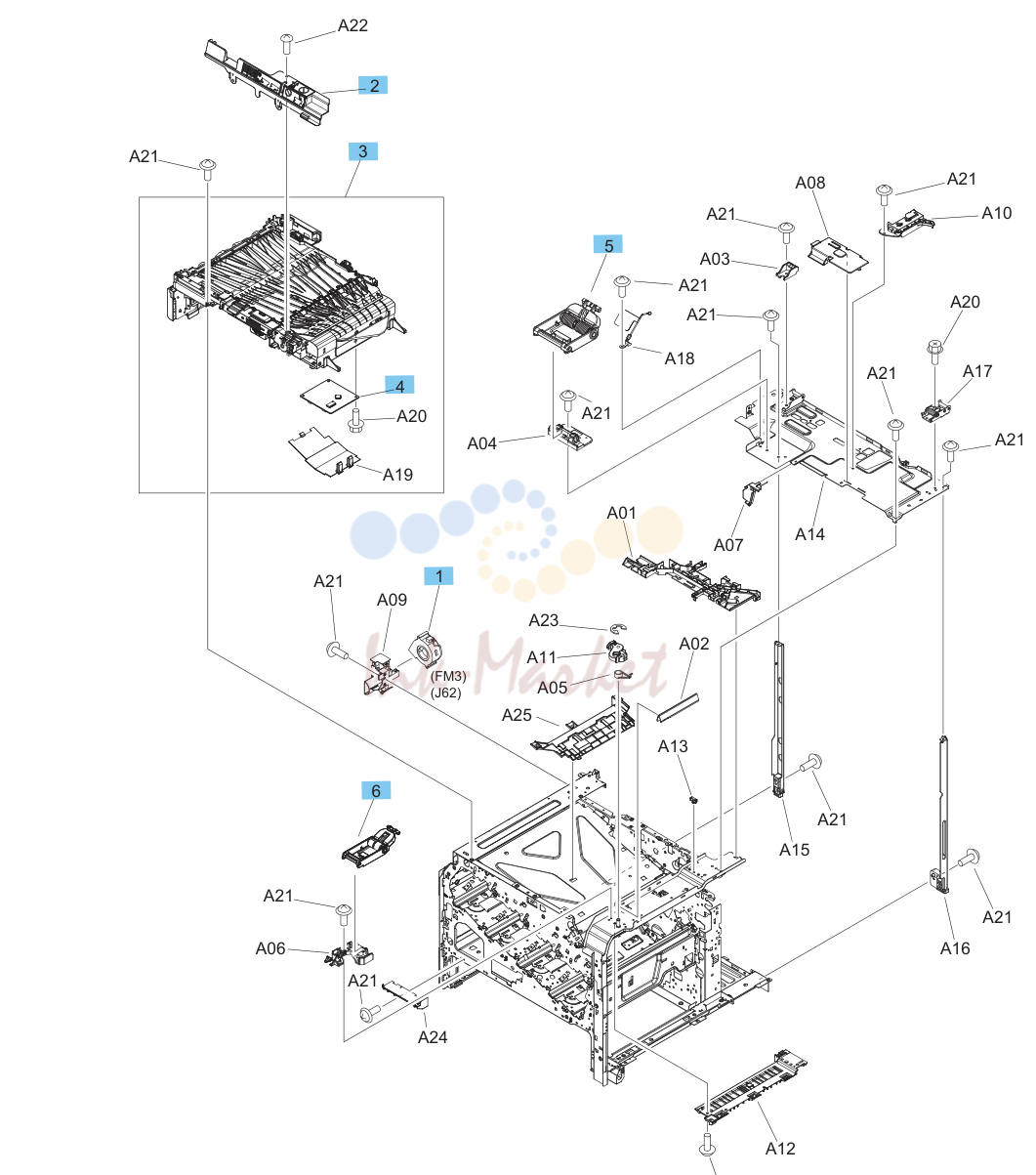 7. Internal assemblies (M680)