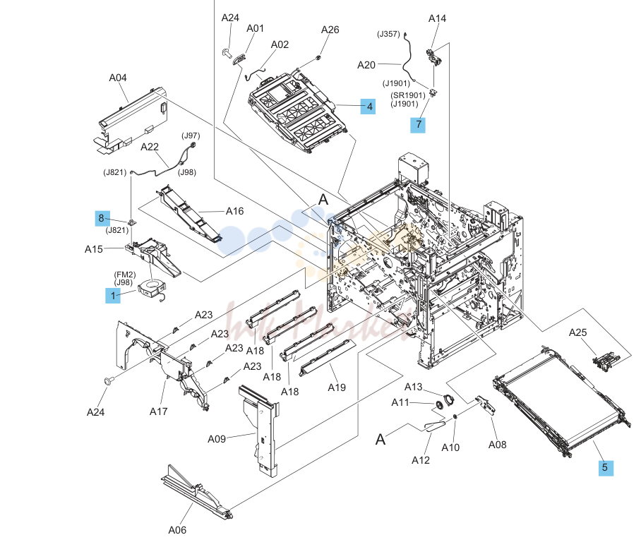 5. Internal components (3 of 6)