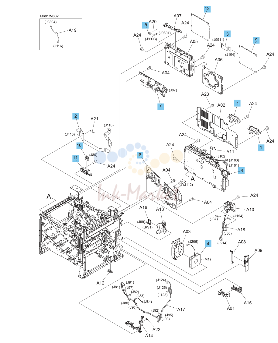 8. Internal components (6 of 6)