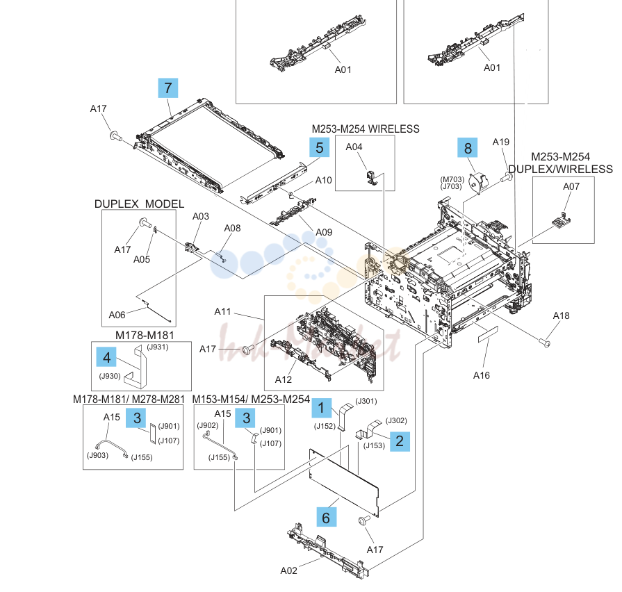 10. Internal components (3 of 4)