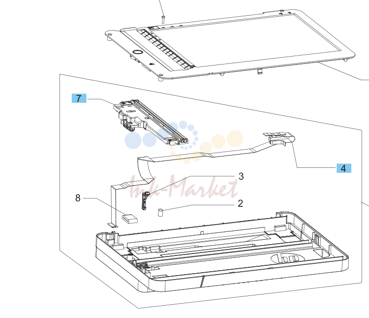 7. Scanner assembly (M177 model)