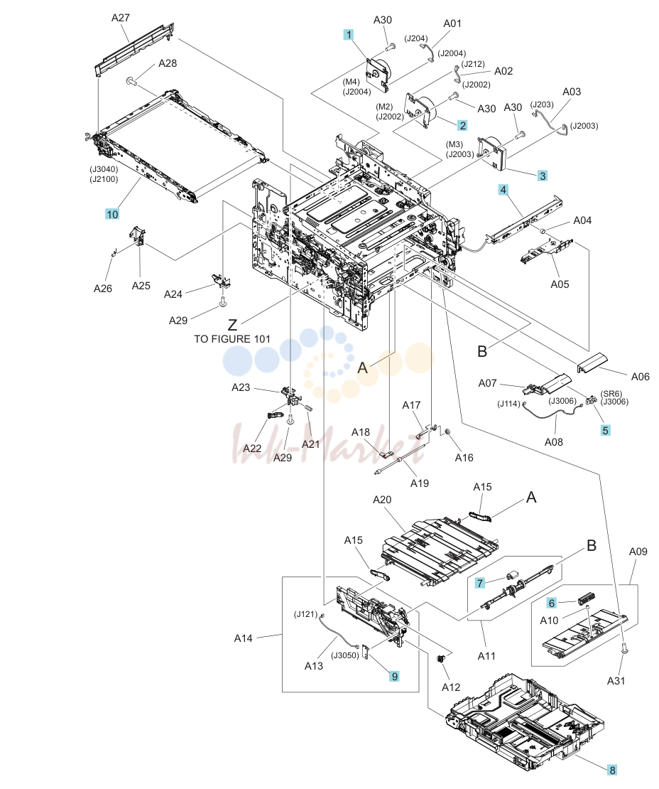 6. Internal components (3 of 5)