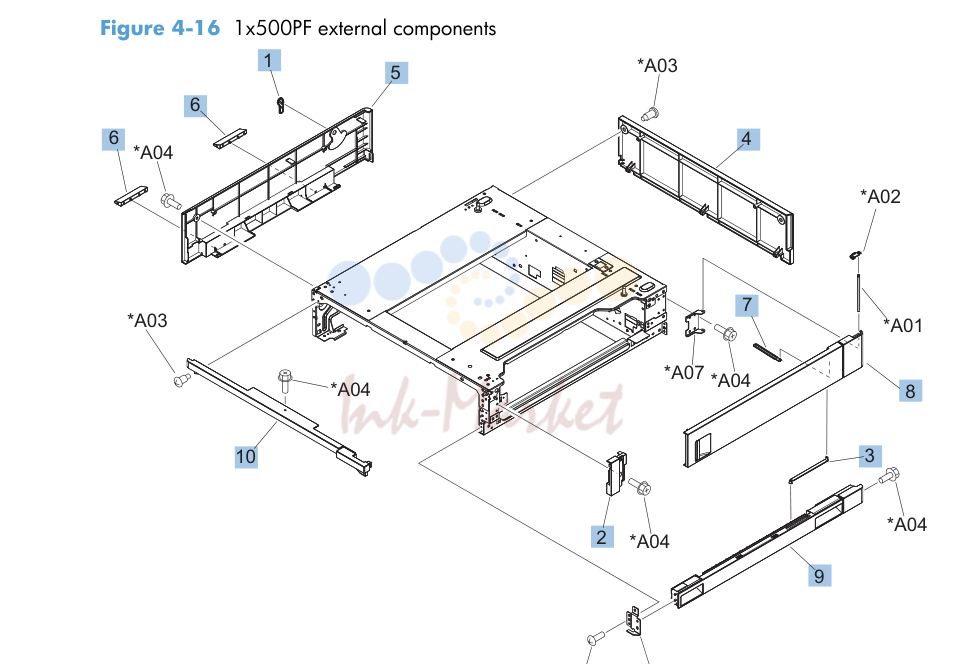 11. 1x500 paper feeder