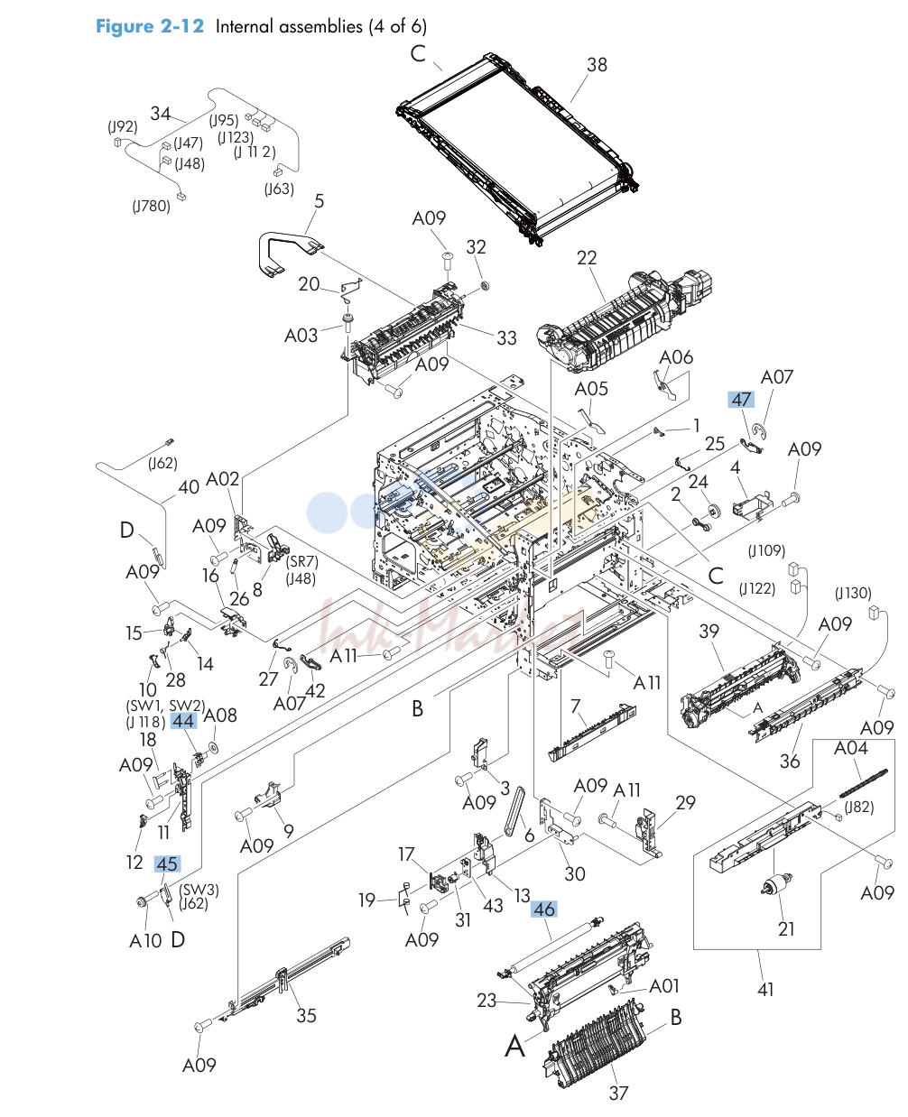 8. Internal assemblies (4 of 6)
