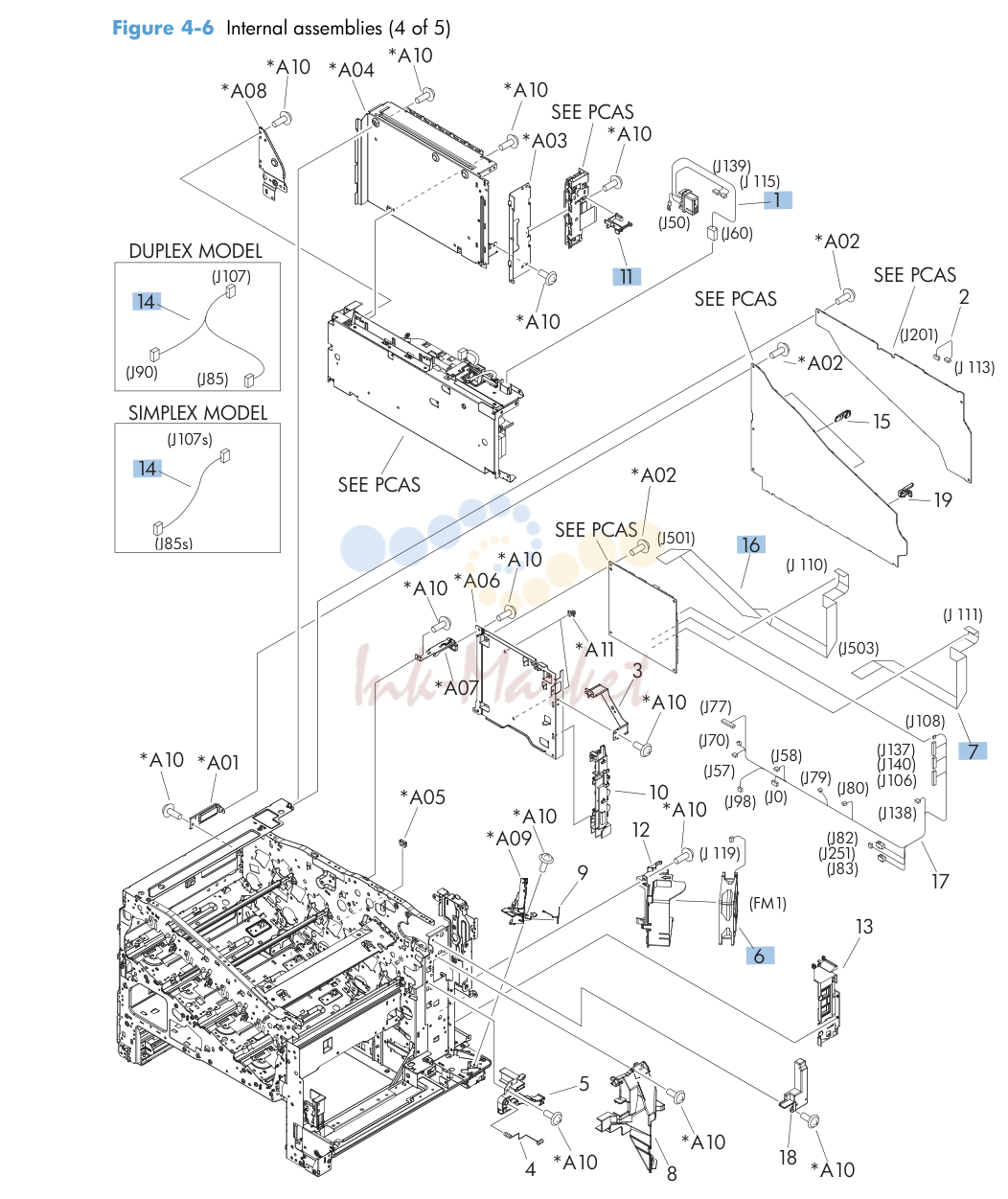 5. Internal assemblies (4 of 5)