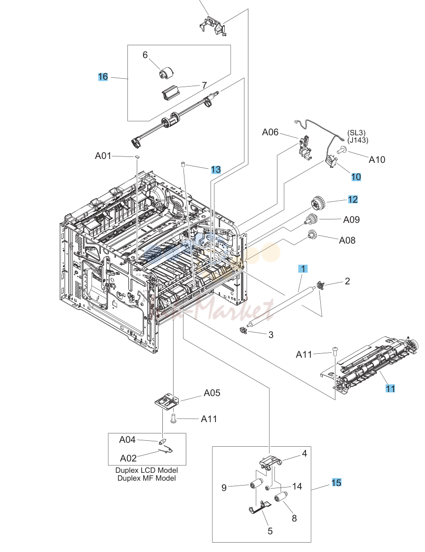 6. Internal assemblies (3 of 4)