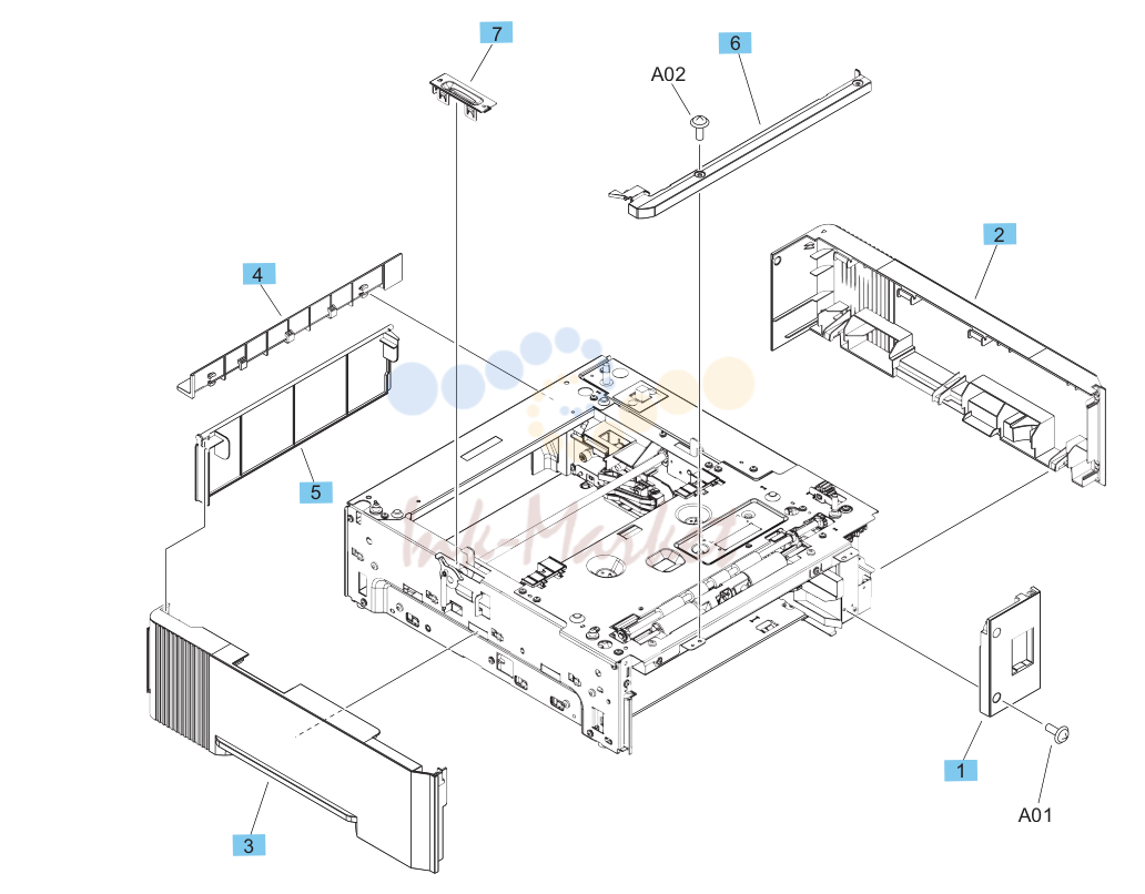 12. 500-sheet feeder