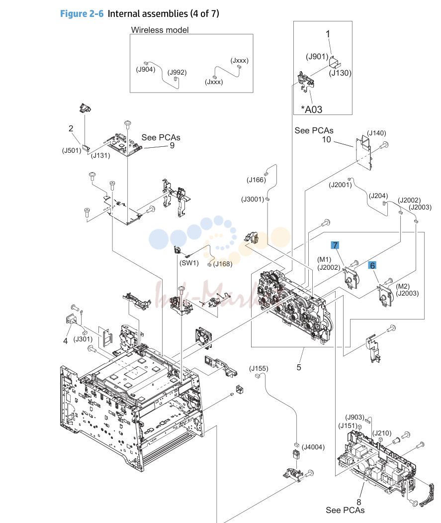 4. Internal assemblies (4 of 7)