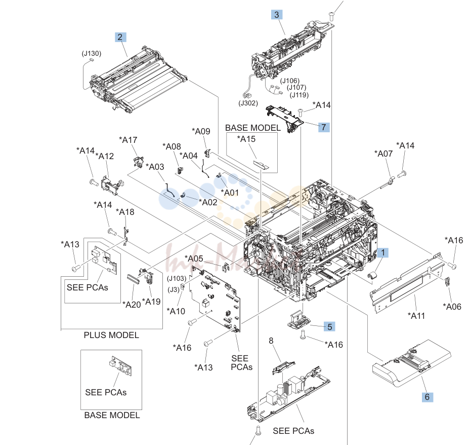 3. Internal assembly