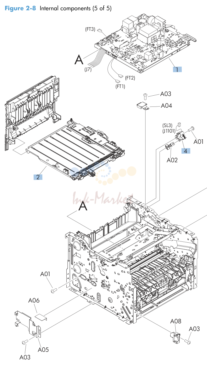 6. Figure 2-8 Internal components (5 of 5)