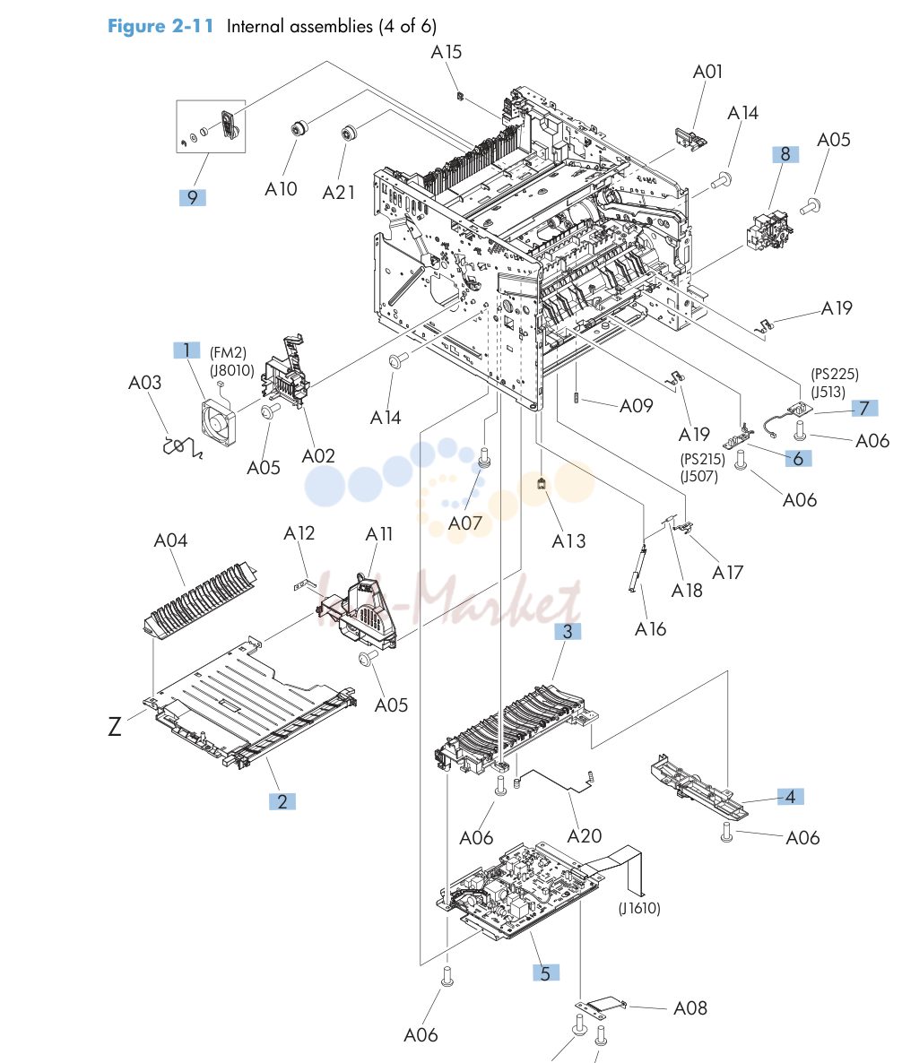 6. Internal assemblies (4 of 6)