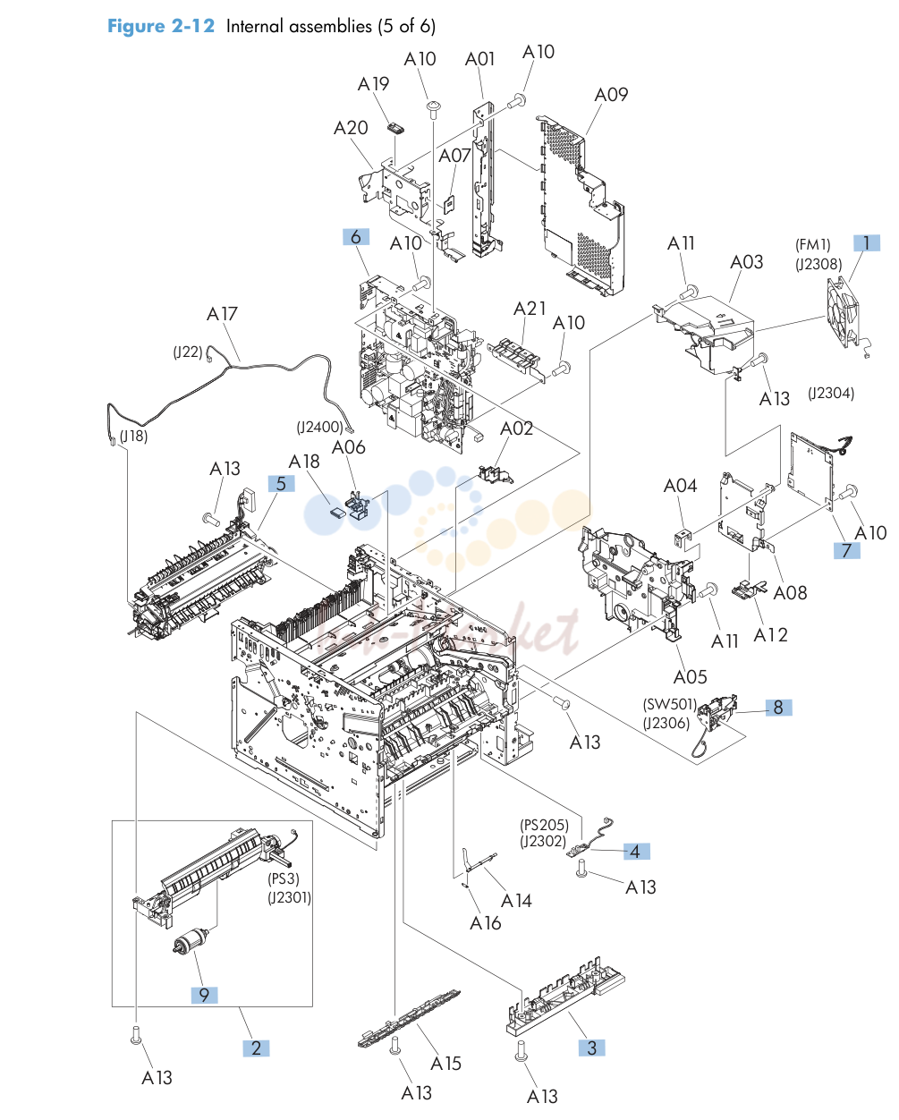 7. Internal assemblies (5 of 6)
