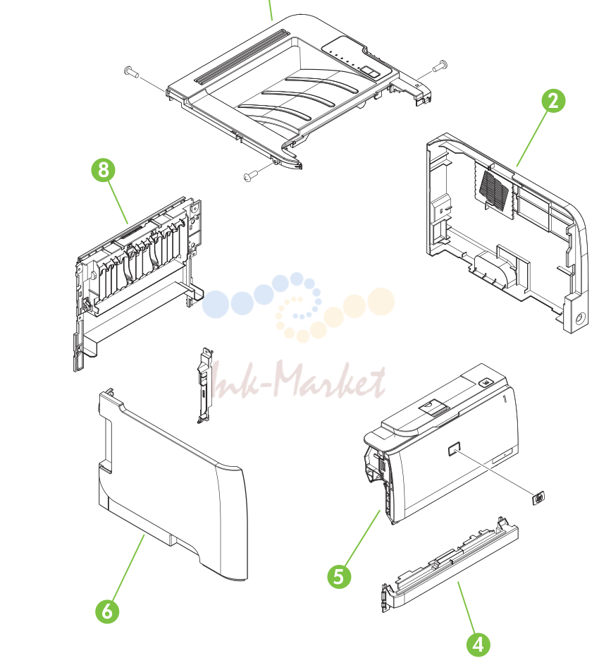 1. External covers, panels, and doors