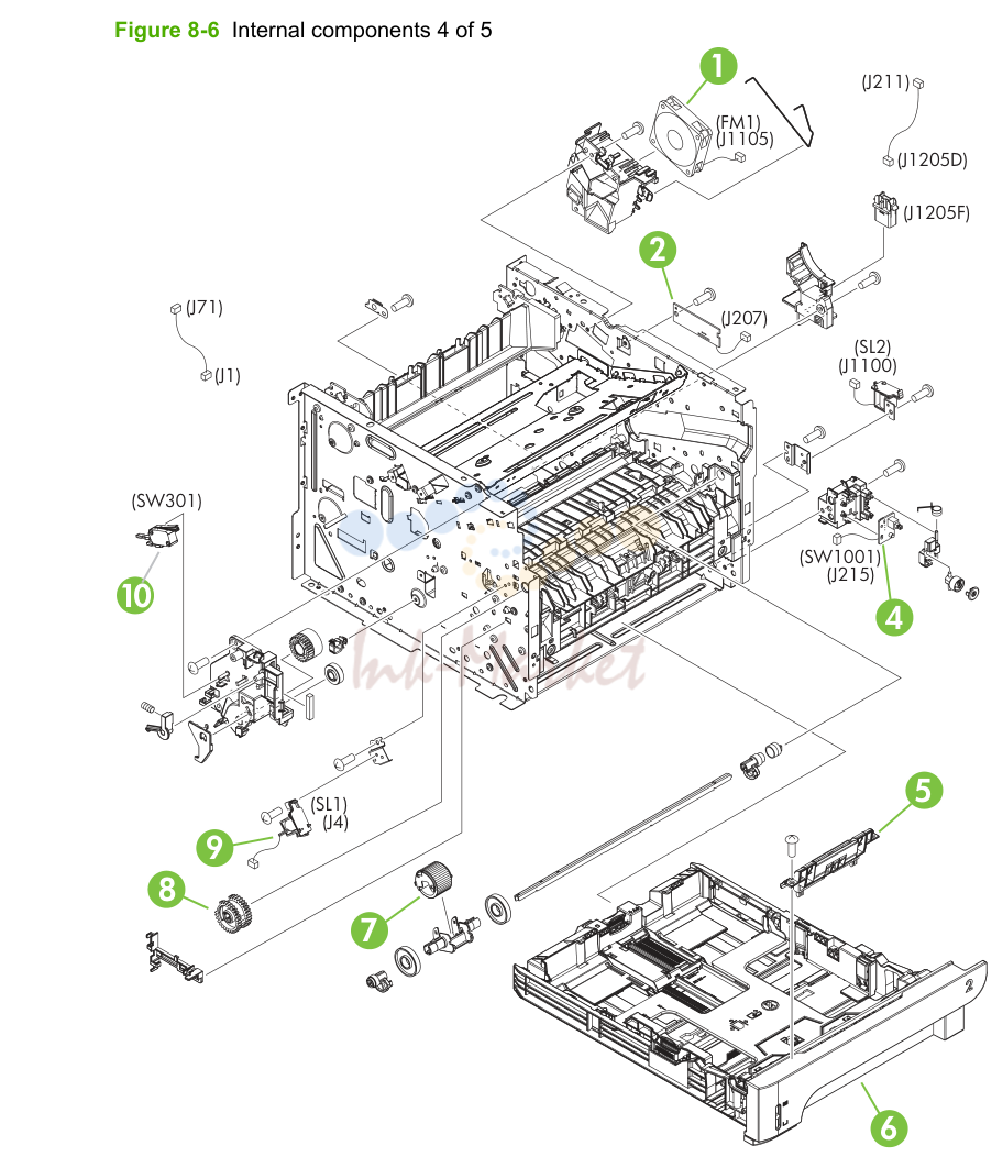 6. Internal components 4 of 5