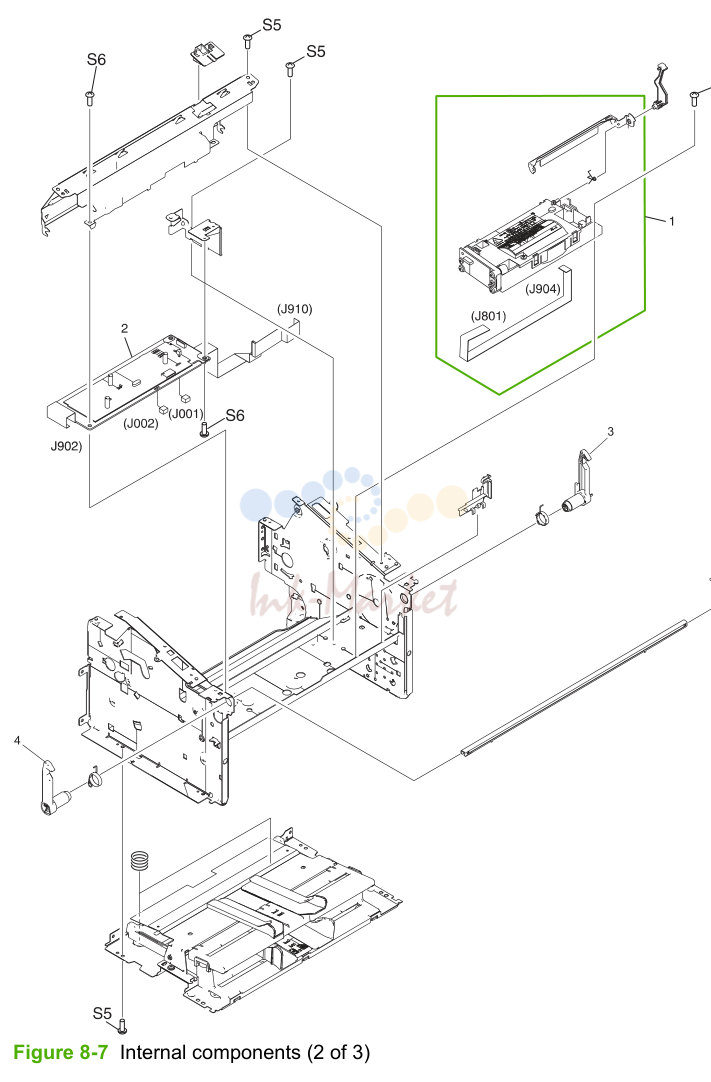 5. Figure 8-7 Internal components (2 of 3)
