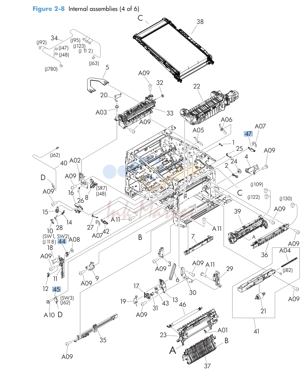 6. Internal assemblies (4 of 6)