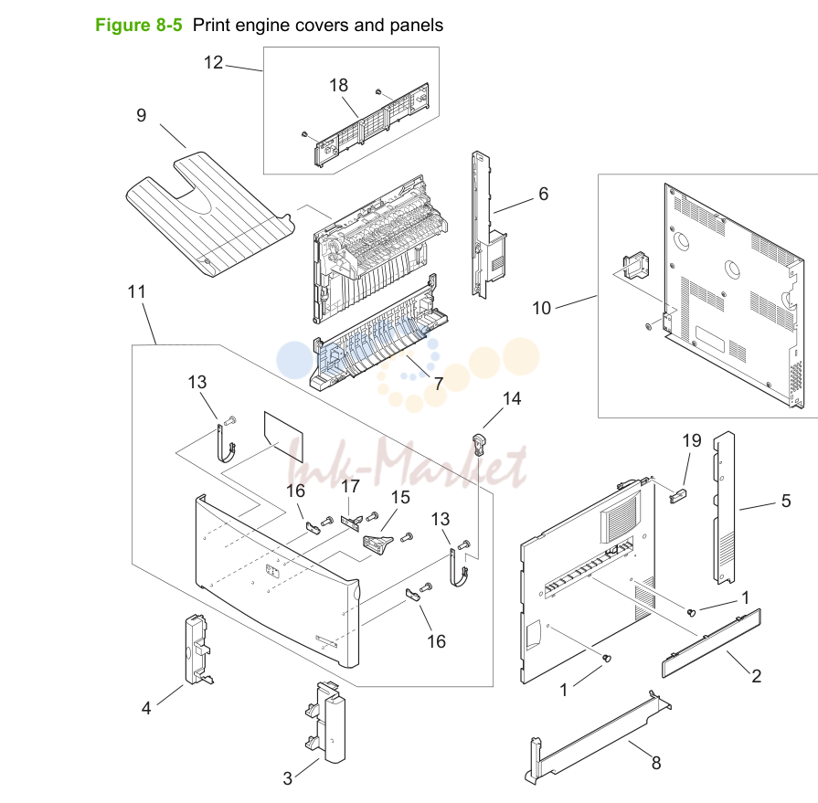 3. Print engine covers and panels