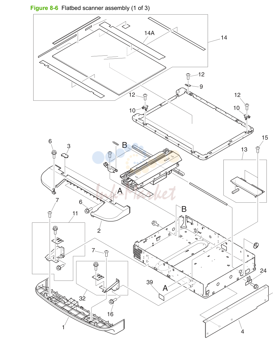 4. Flatbed scanner assembly