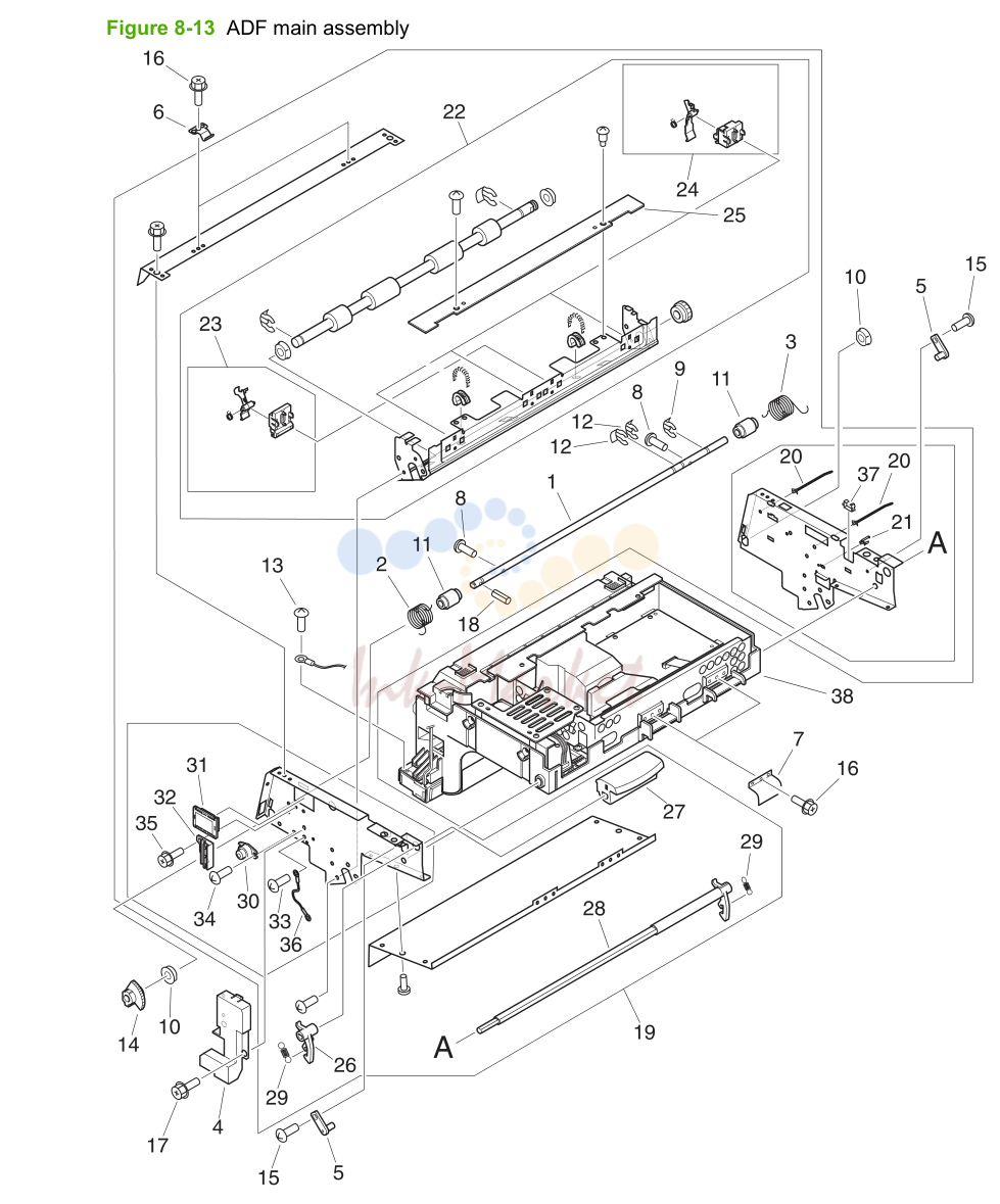 8. ADF main assembly