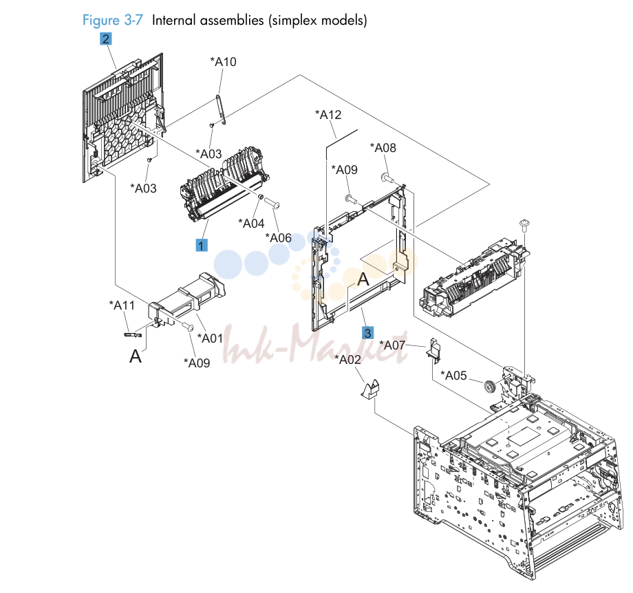 6. Internal assemblies (simplex models)