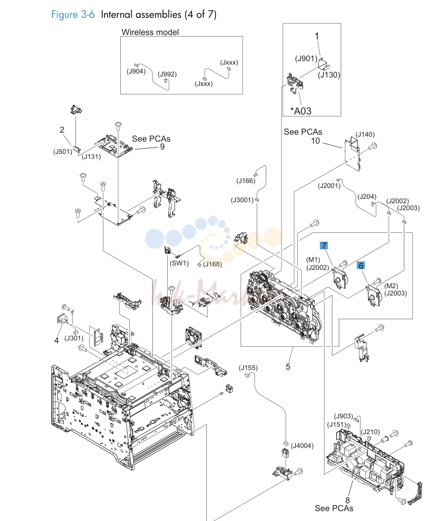 5. Internal assemblies (4 of 5)