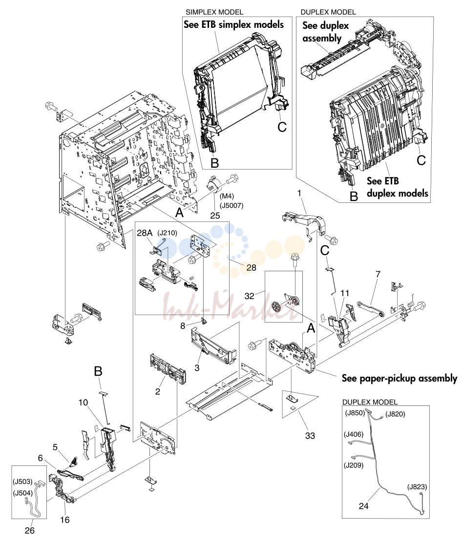 5. See ETB simplex models See duplex