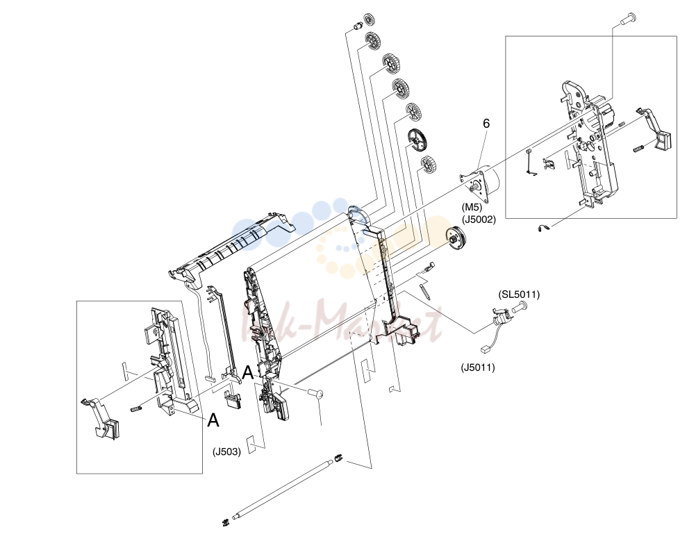 10. Electronic transfer belt (simplex models)