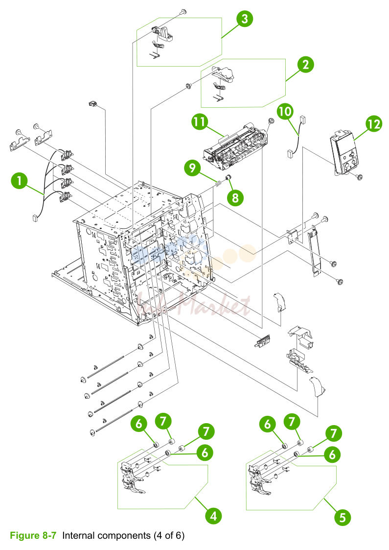 7. Figure 8-7 Internal components (4 of 6)