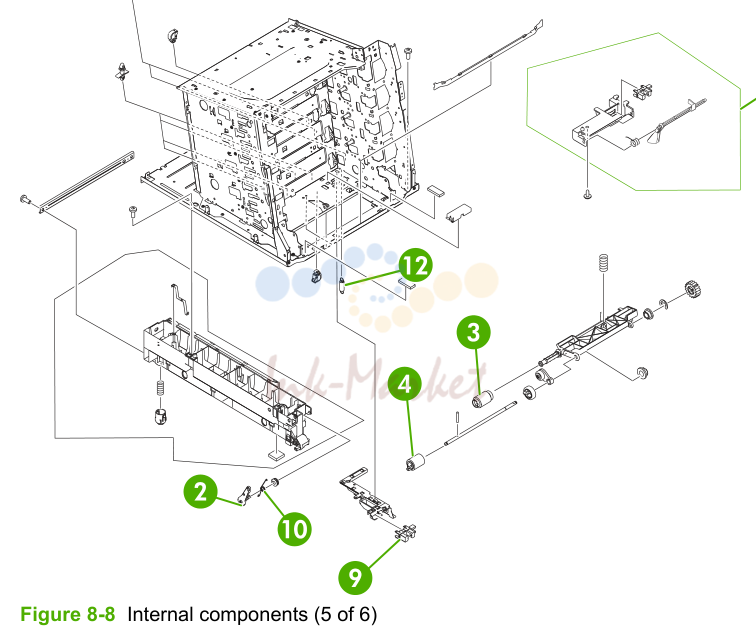 8. Figure 8-8 Internal components (5 of 6)