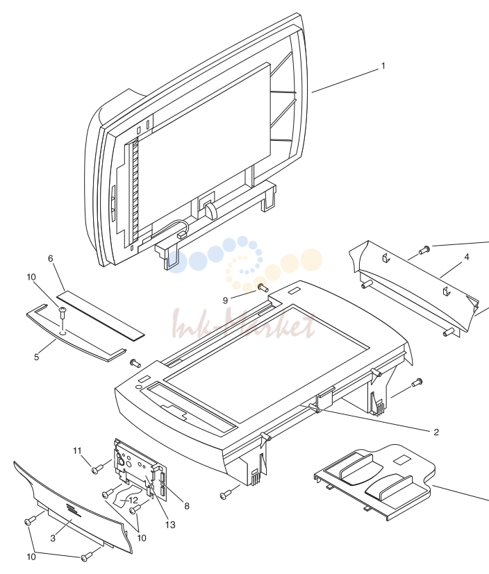 2. Figure 7-2. Scanner covers and ADF