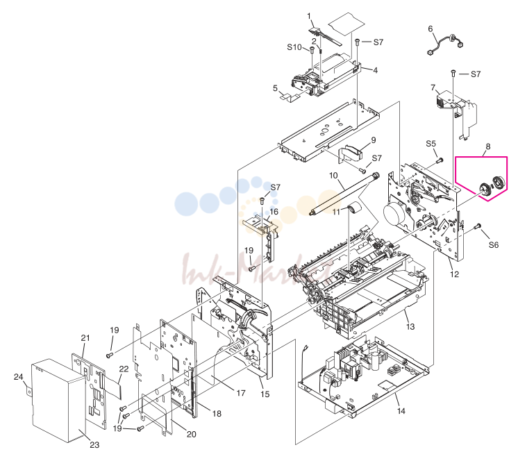 7. Figure 7-9. Internal components (1 of 2)