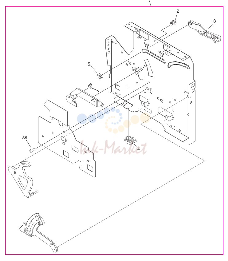 10. Figure 7-12. Left plate assembly