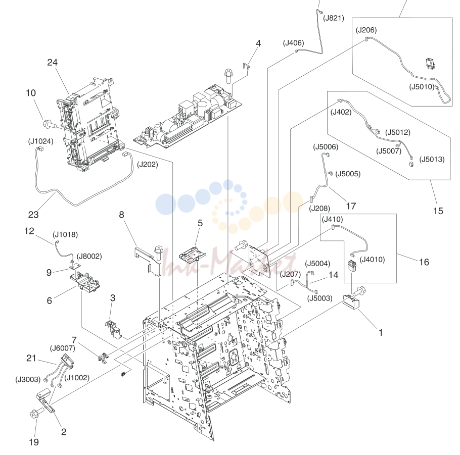 6. Figure 7-8 Internal components (4 of 5)