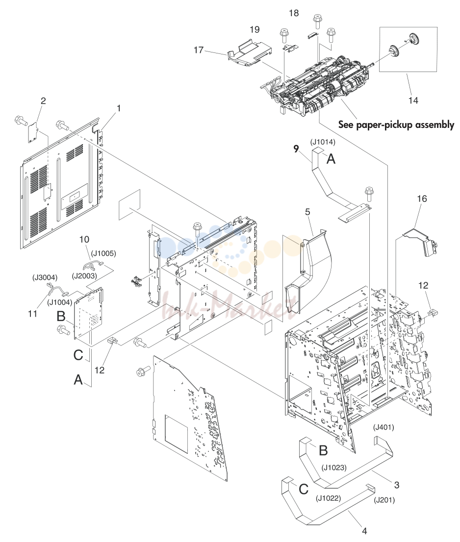 7. Figure 7-9 Internal components (5 of 5)