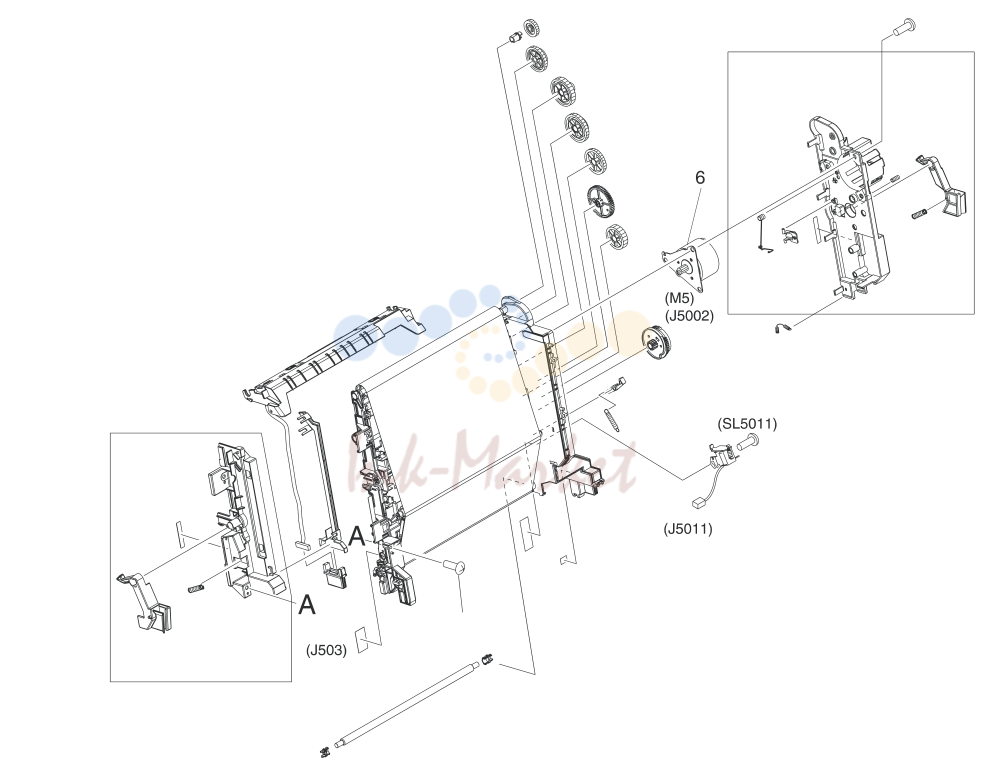 10. Electronic transfer belt (simplex models)