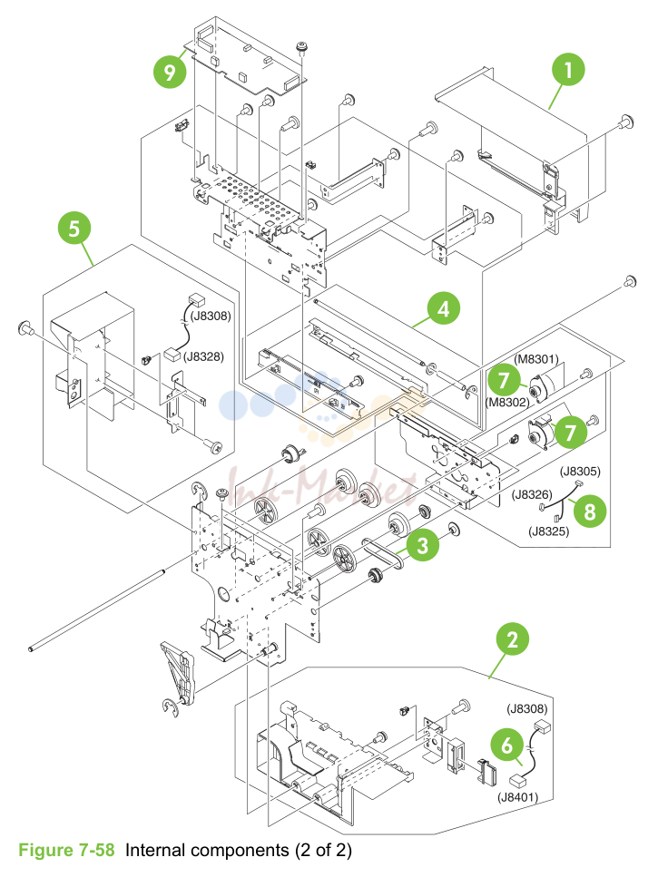 31. Figure 7-58 Internal components (2 of 2)