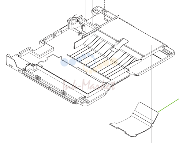 19. Figure 7-32 ADF internal components (1 of 3)