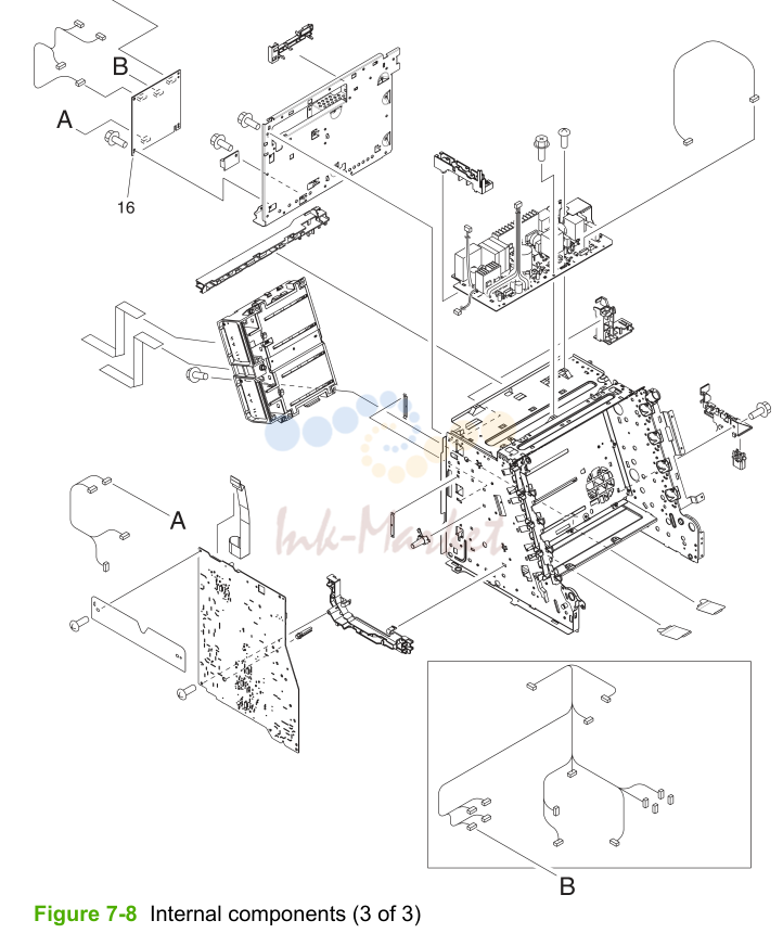5. Figure 7-8 Internal components (3 of 3)