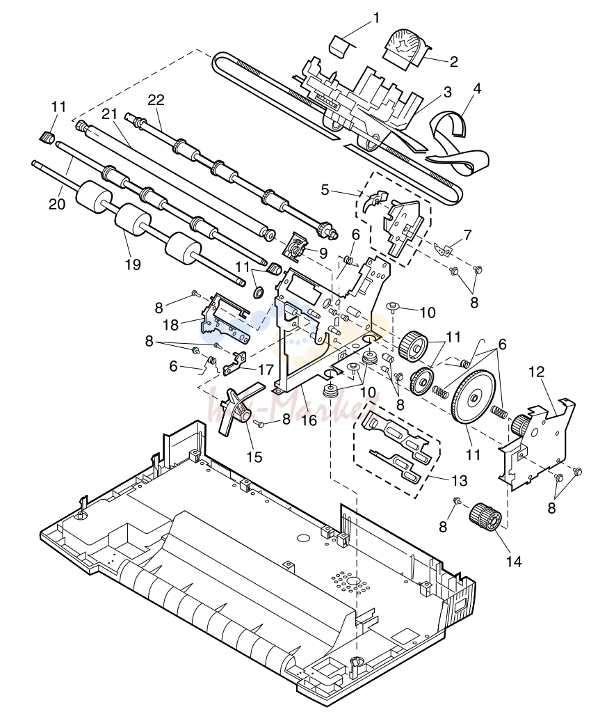 4. Assembly 2: Carrier / Paper Feed Right Side