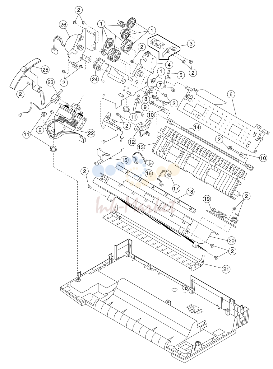 5. Assembly 3: Carrier / Paper Feed Left Side