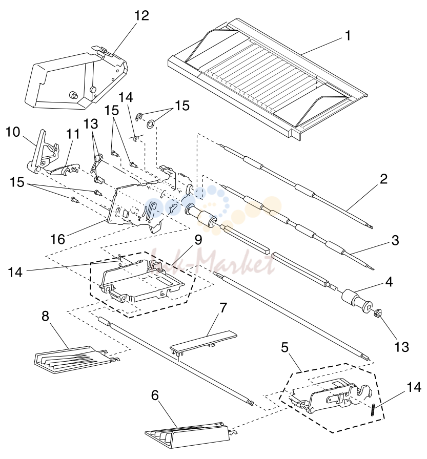 7. Assembly 5: ASF - Roller / Support