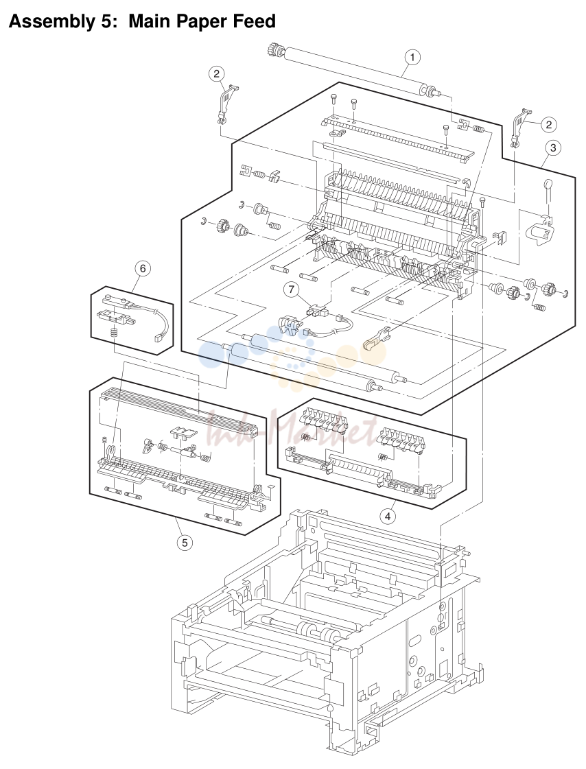 4. Assembly 5: Main Paper Feed