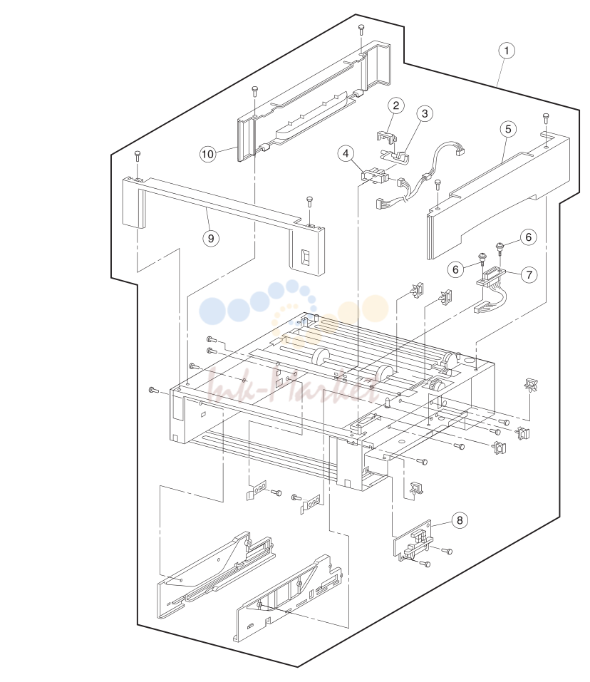 12. Assembly 11: Optional 500-Sheet Feeder