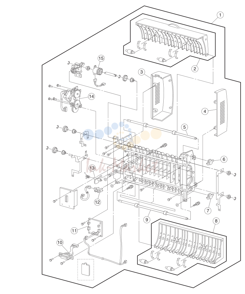 15. Assembly 13: Duplex Unit