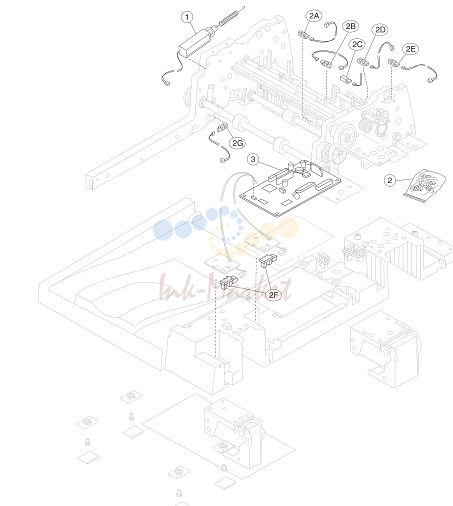 9. Assembly 11: Scanner ADF-sensors