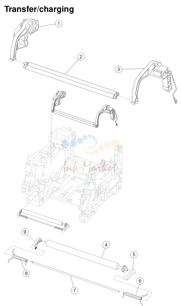 16. Assembly 20: Transfer/charging