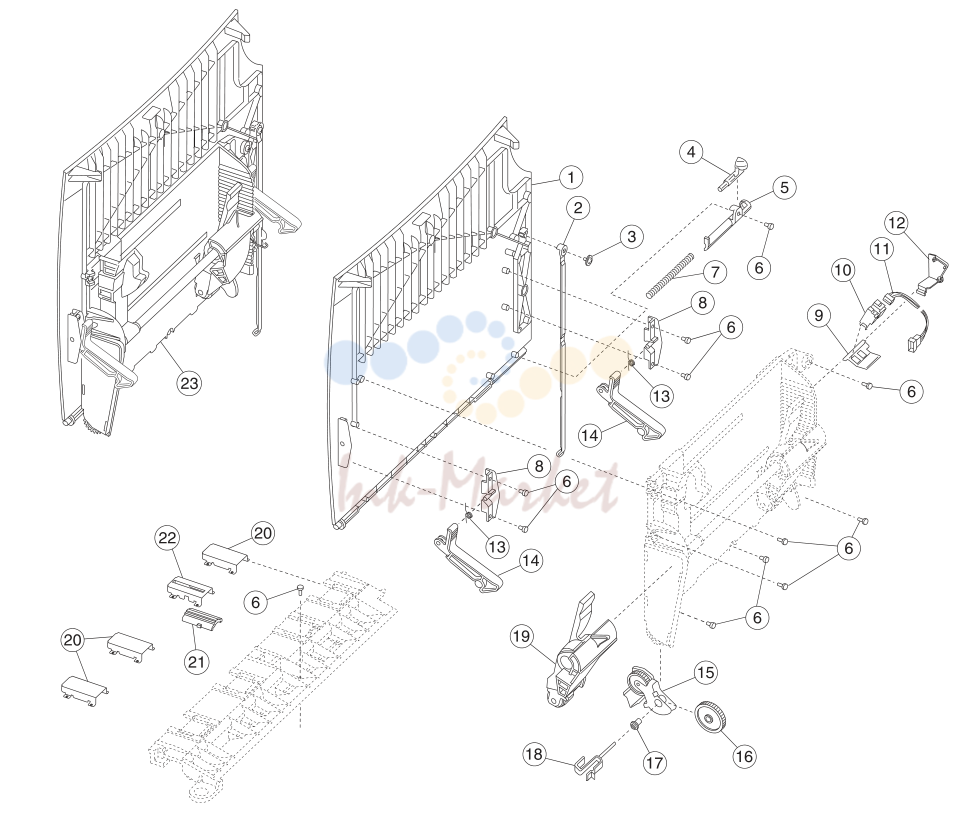 8. Assembly 12: Multipurpose feeder (MPF)